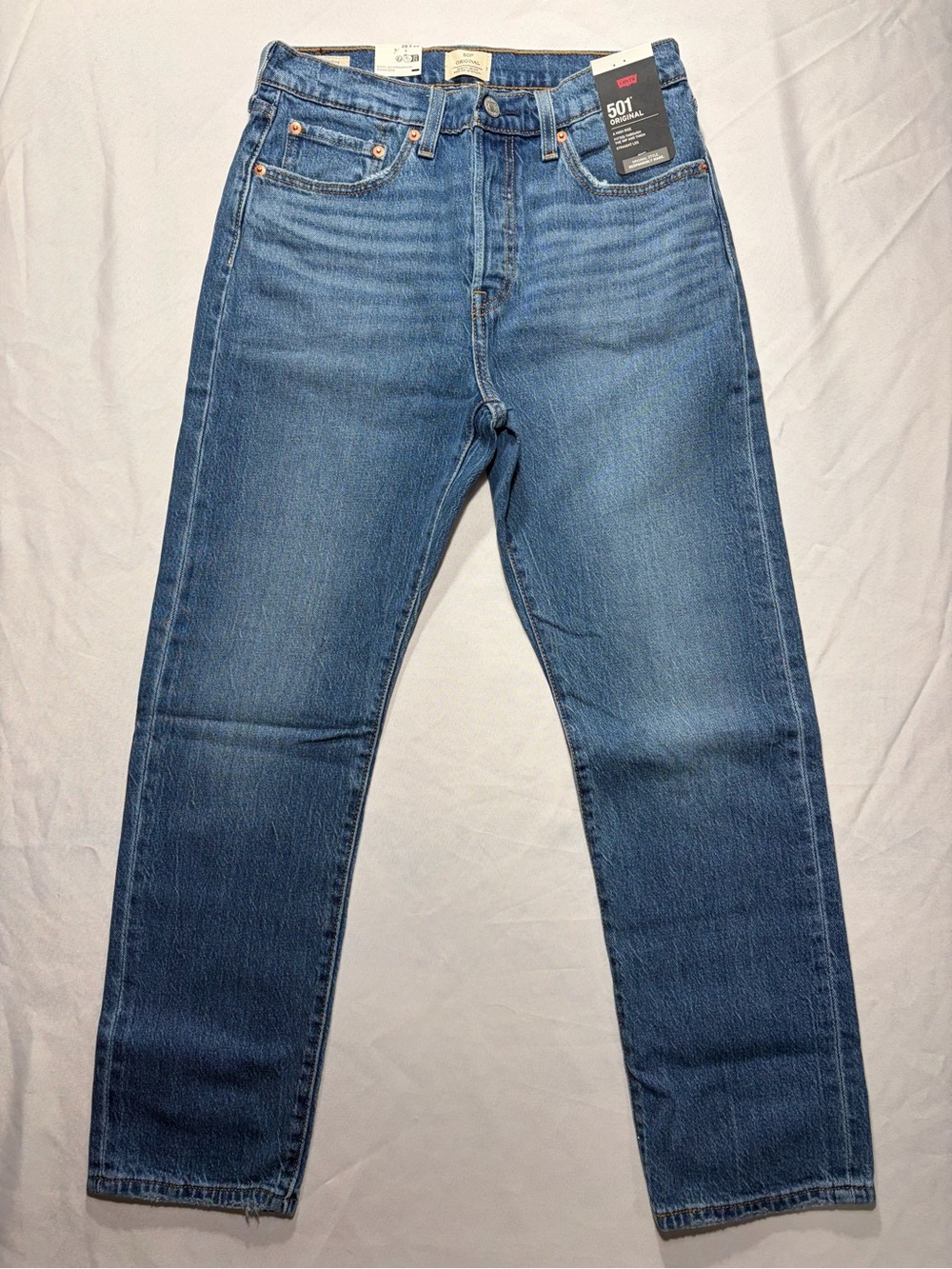 Levi Premium 501 Original Fit Women’s Jeans - Erin Can’t Wait SZ 28 X 28